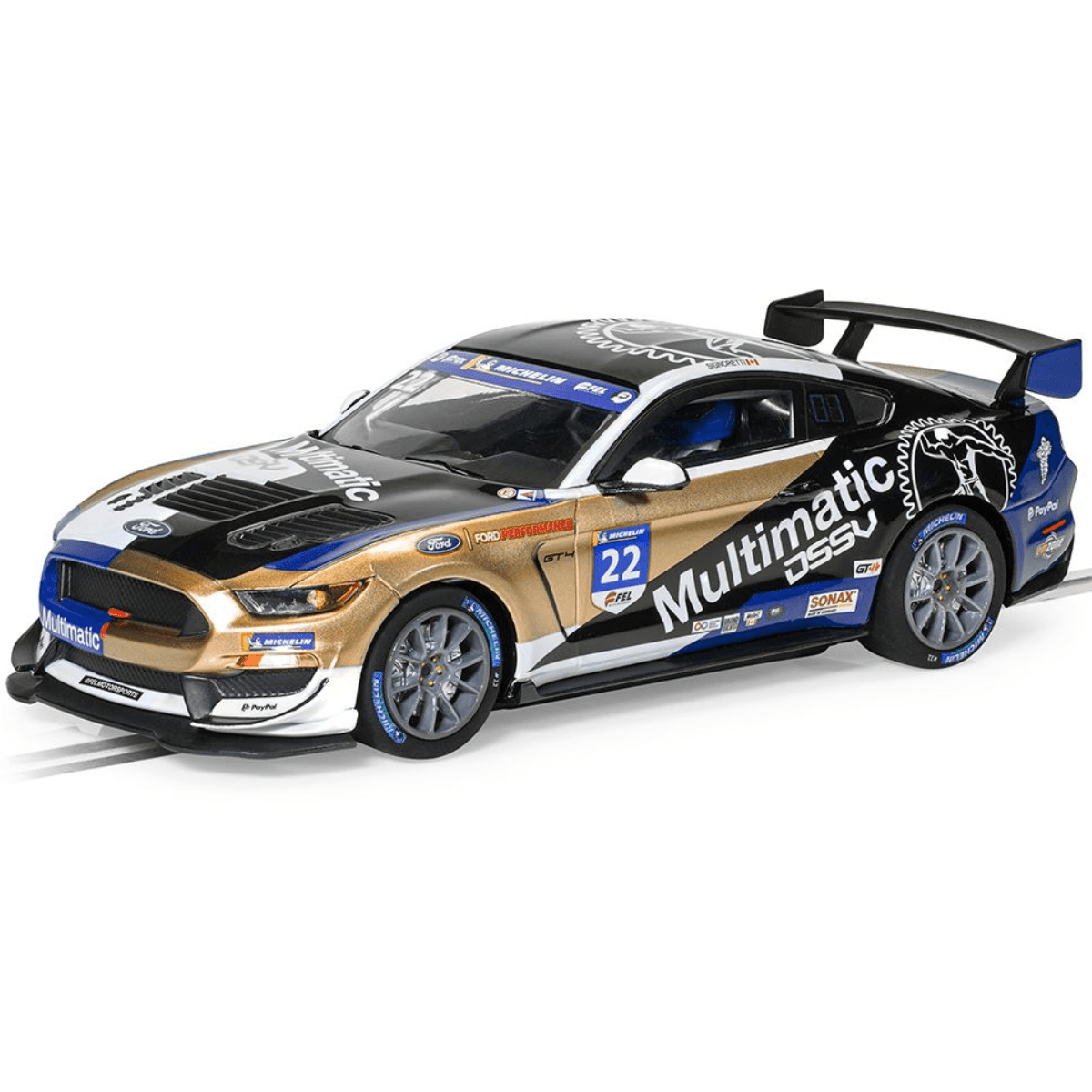 Scalextric C4403 Ford Mustang GT4 Canadian GT 2021 Multimatic Motorsport - 1:32 Scale - Phillips Hobbies