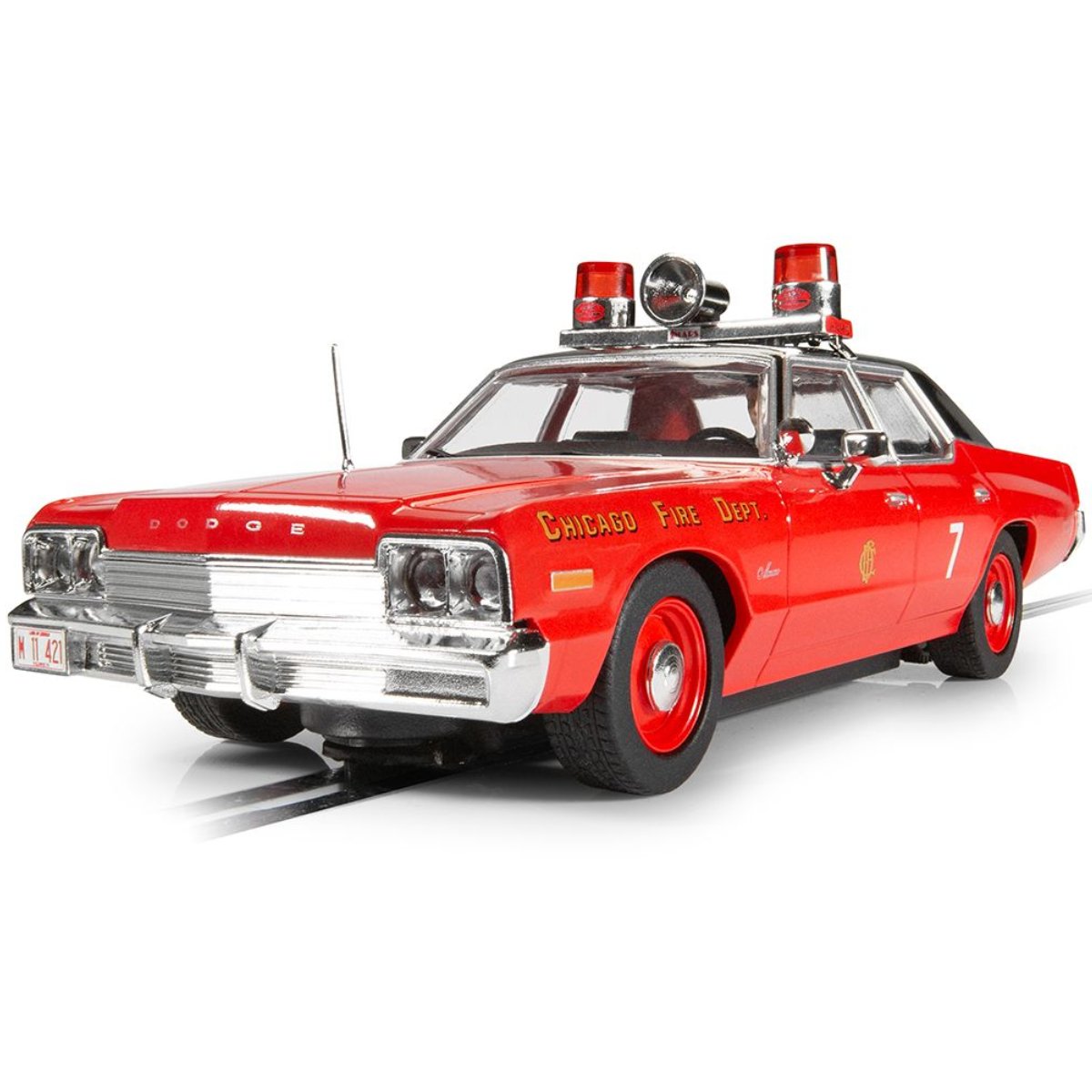 Scalextric C4408 Dodge Monaco Chicago Fire Department - 1:32 Scale - Phillips Hobbies