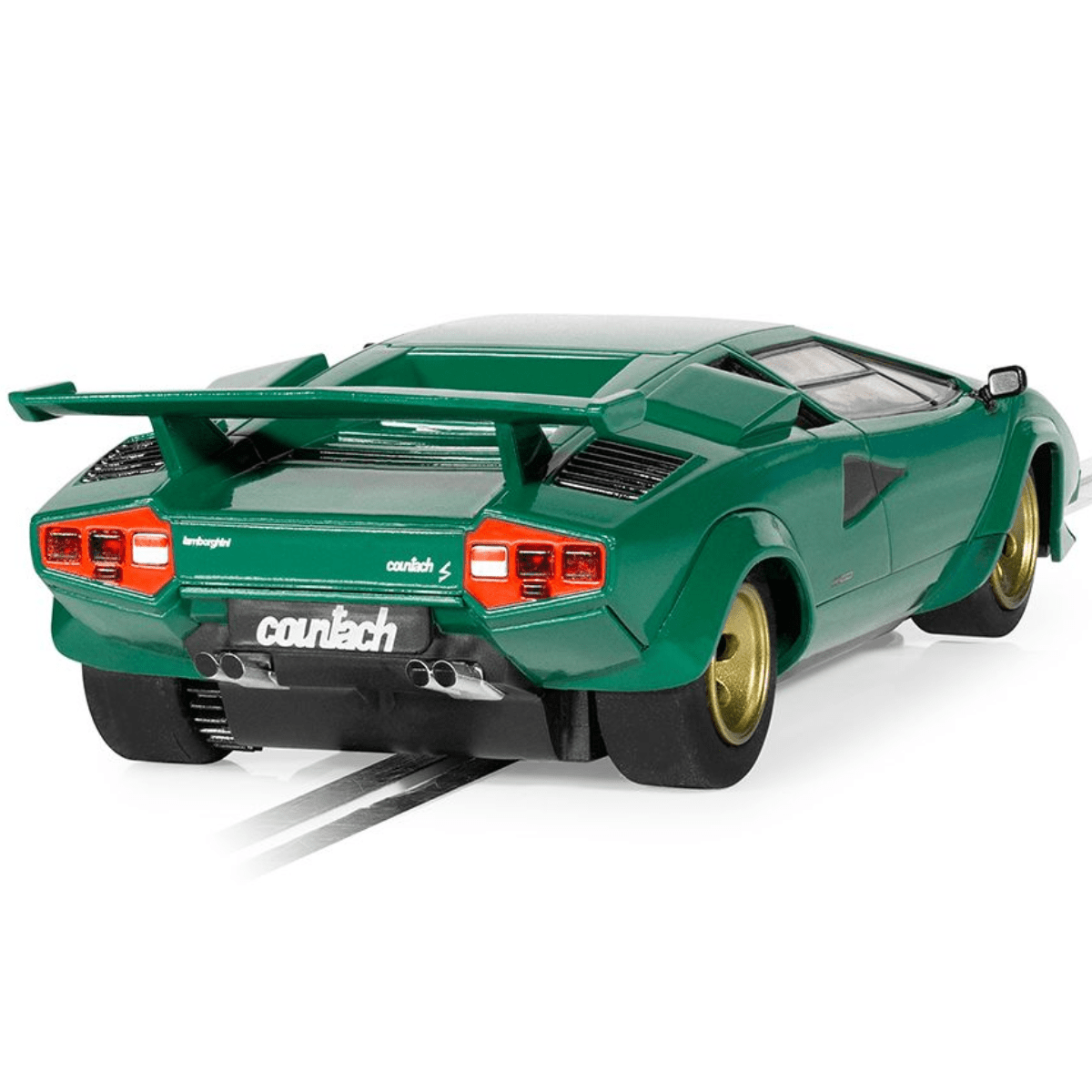 Scalextric C4500 Lamborghini Countach Green - 1:32 Scale - Phillips Hobbies