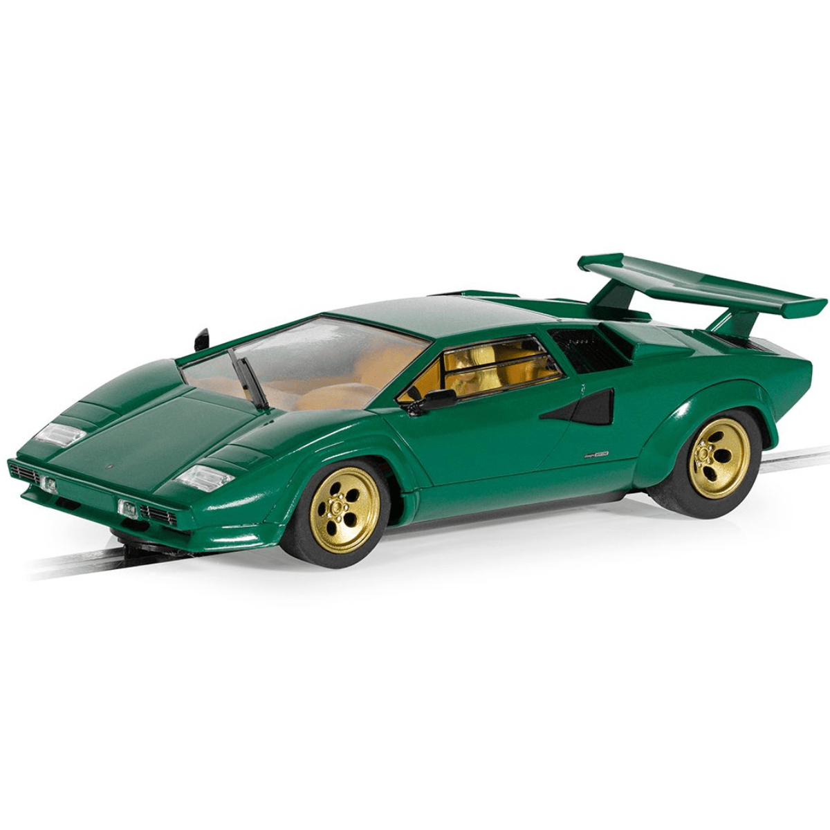 Scalextric C4500 Lamborghini Countach Green - 1:32 Scale - Phillips Hobbies