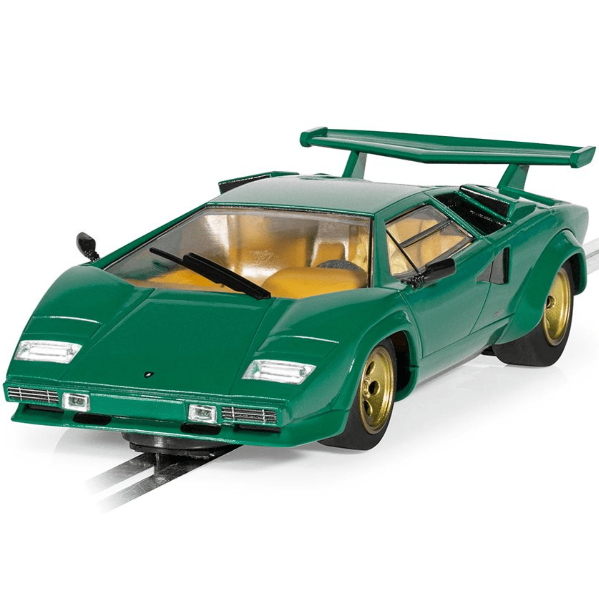 Scalextric C4500 Lamborghini Countach Green - 1:32 Scale - Phillips Hobbies