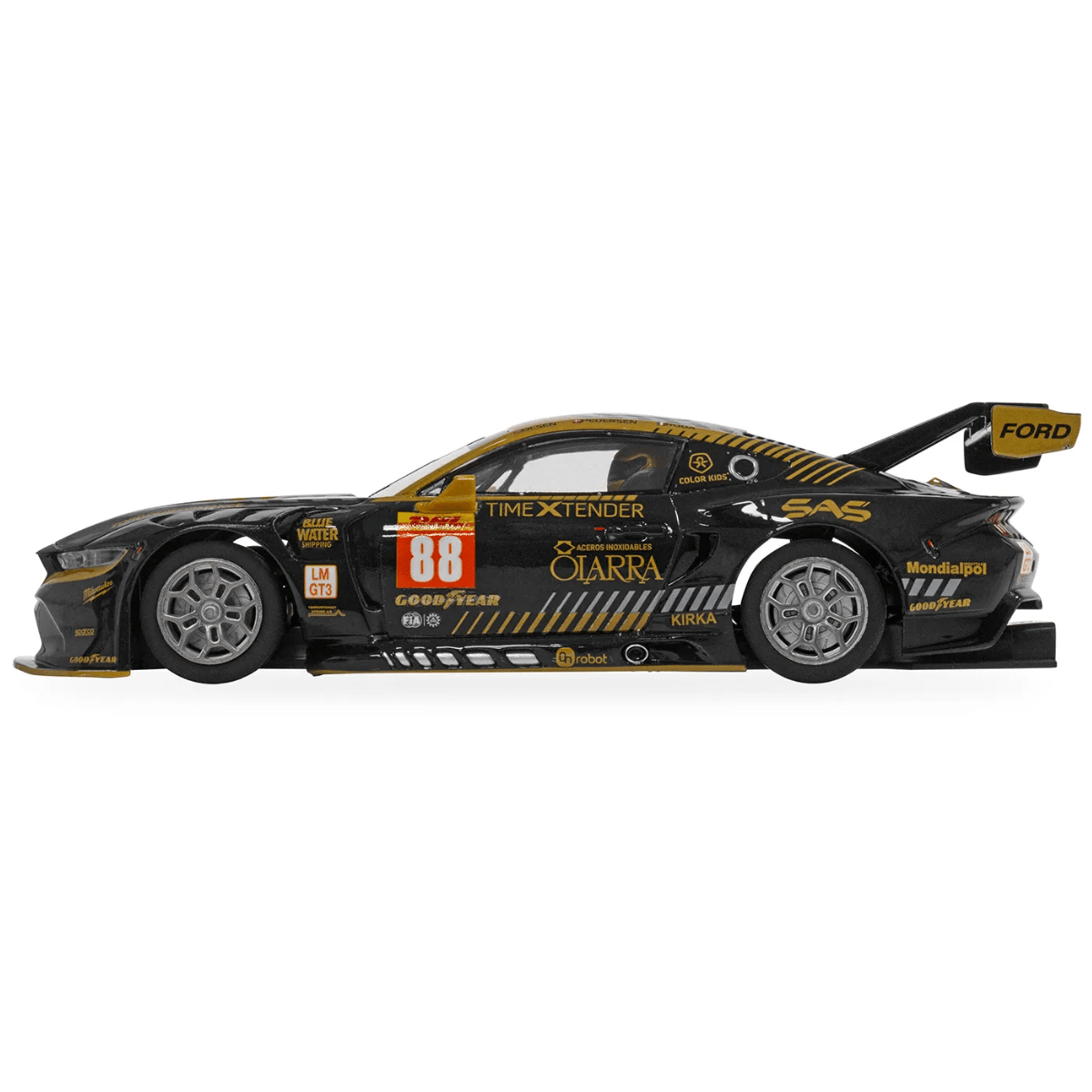 Scalextric C4519 Ford Mustang GT3 Proton Competition Qatar 2024 - 1:32 Scale Slot Car - Phillips Hobbies