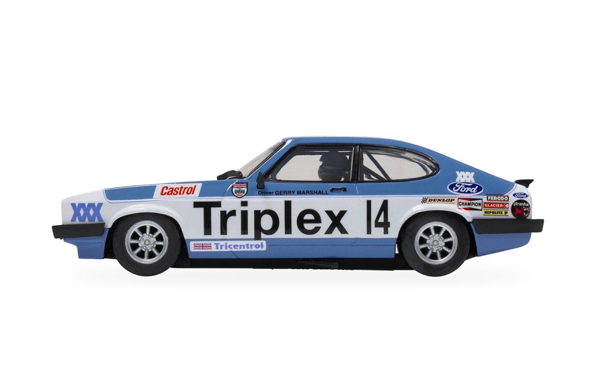 Scalextric C4544 Ford Capri MKIII Gerry Marshall - 1:32 Scale Slot Car - Phillips Hobbies