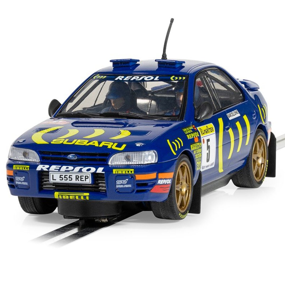 Scalextric C4555 Subaru Impreza WRX 1995 Carlos Sainz - 1:32 Scale - Phillips Hobbies