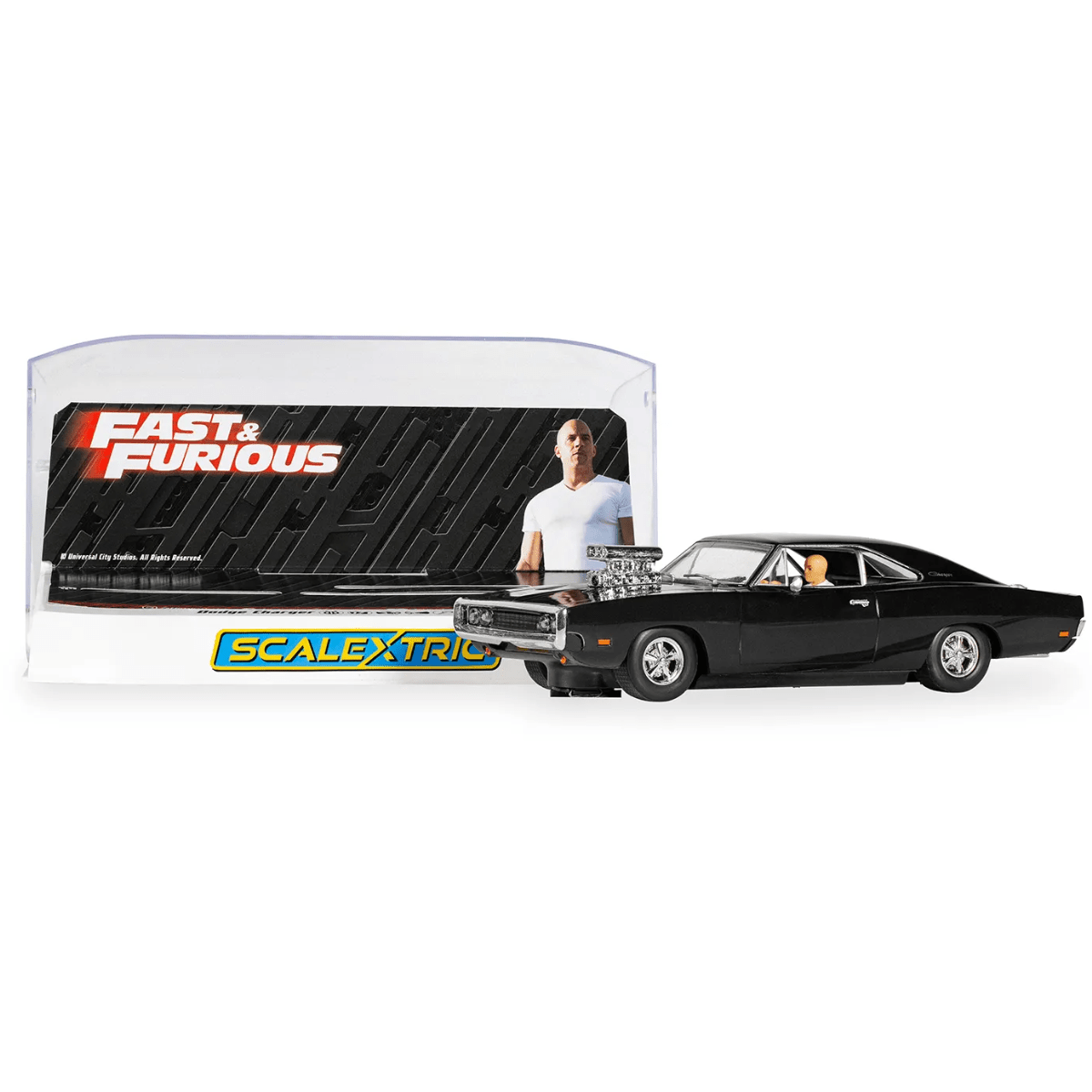 Scalextric C4573 Dodge Charger The Fast And The Furious - 1:32 Scale Slot Car - Phillips Hobbies