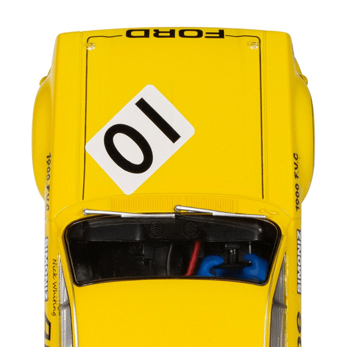 Scalextric C4590 Ford Escort MK1 All Car Equipe Nick Whiting - 1:32 Scale Slot Car - Phillips Hobbies