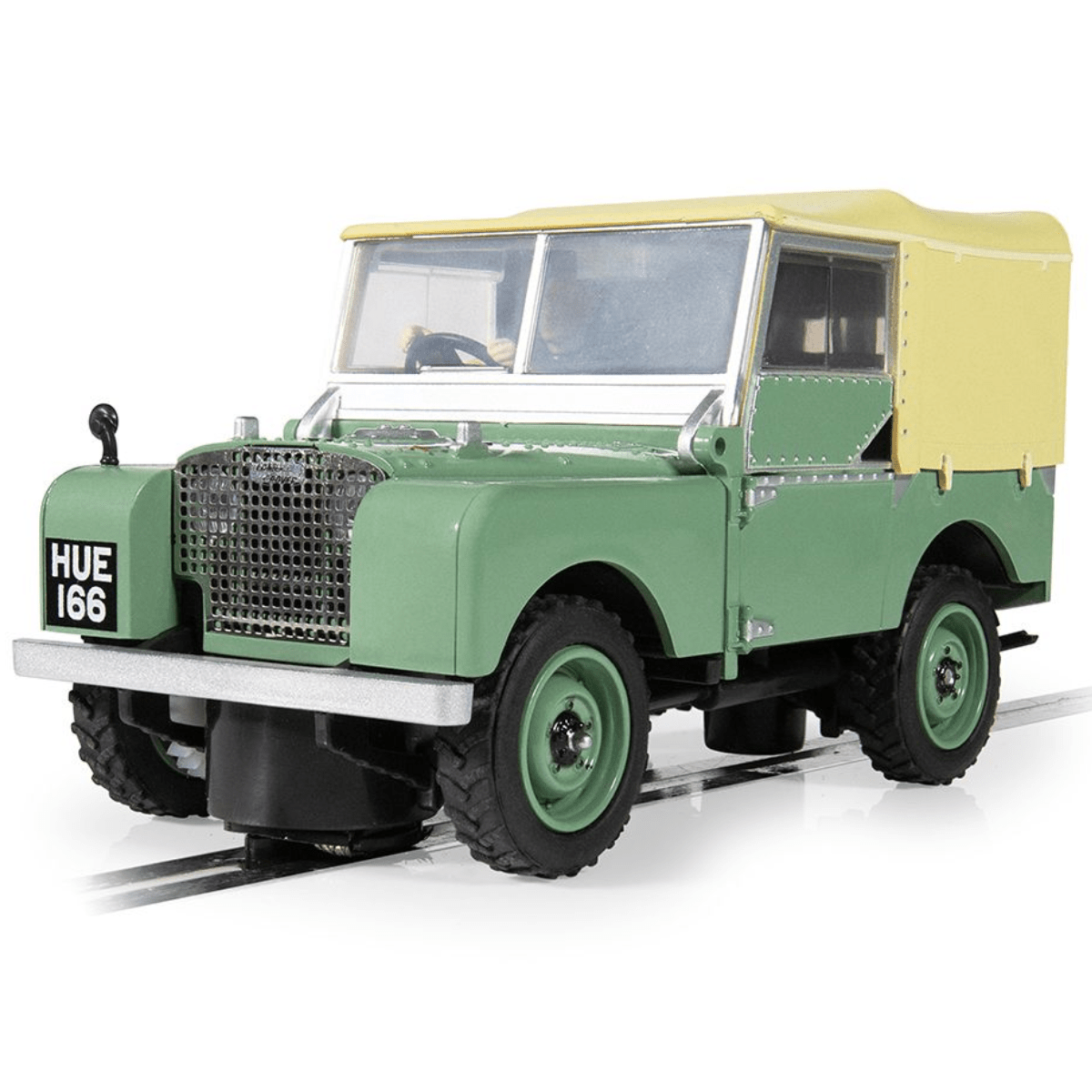 Scalextric C4600 Land Rover Series 1 HUE166 - 1:32 Scale Slot Car - Phillips Hobbies