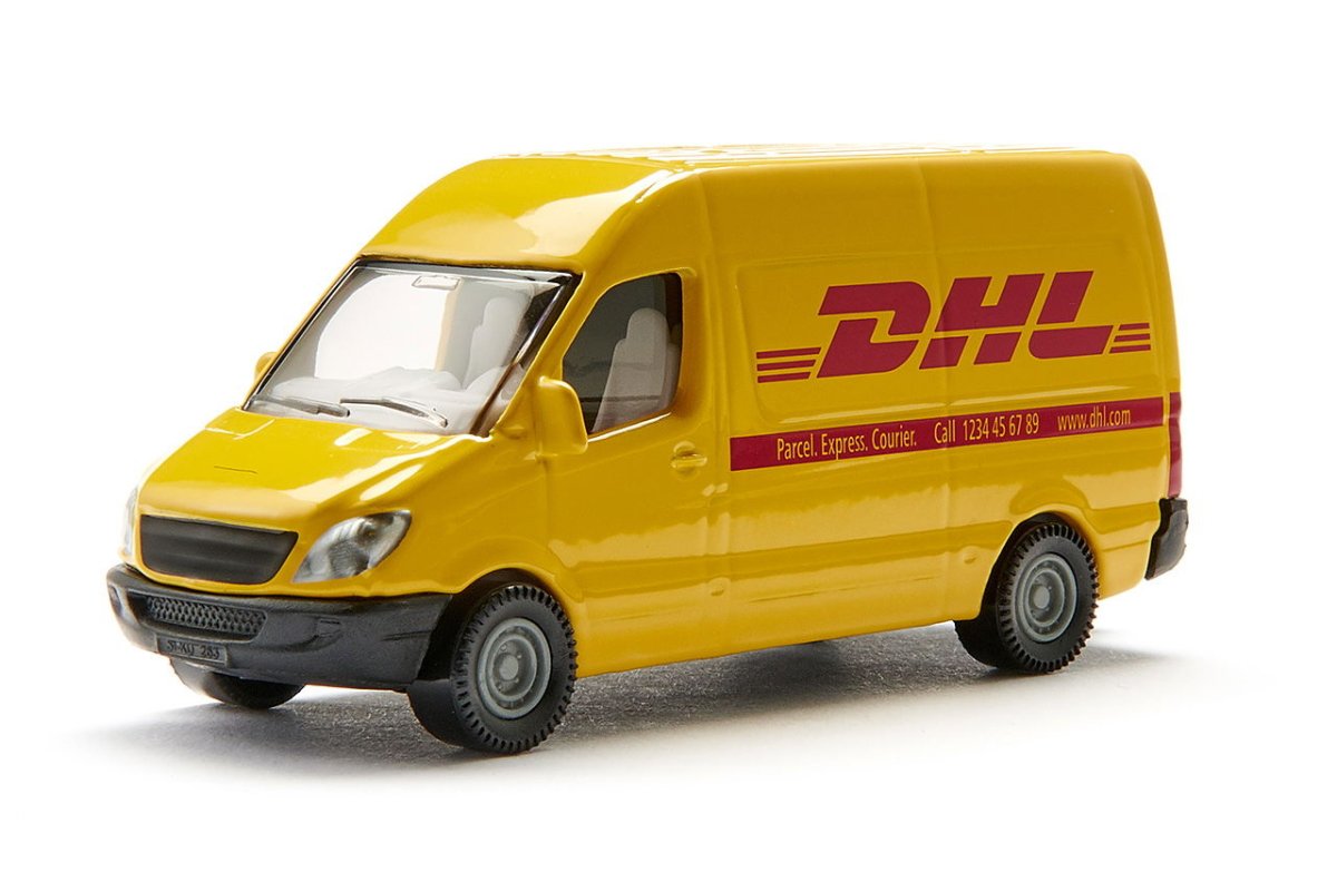 Siku 1085 DHL Post Van Toy Model - Phillips Hobbies