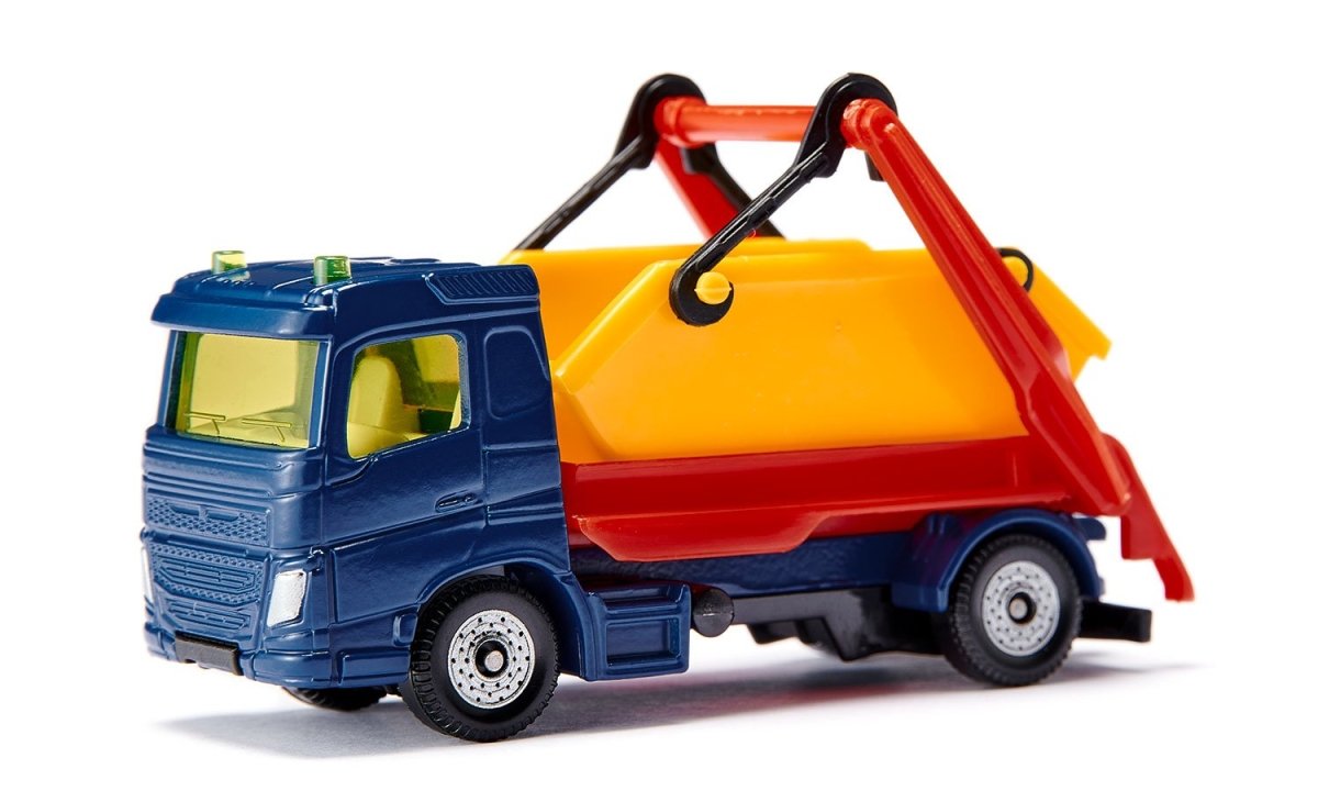 Siku 1298 HGV Truck With Skip Toy Model - Phillips Hobbies