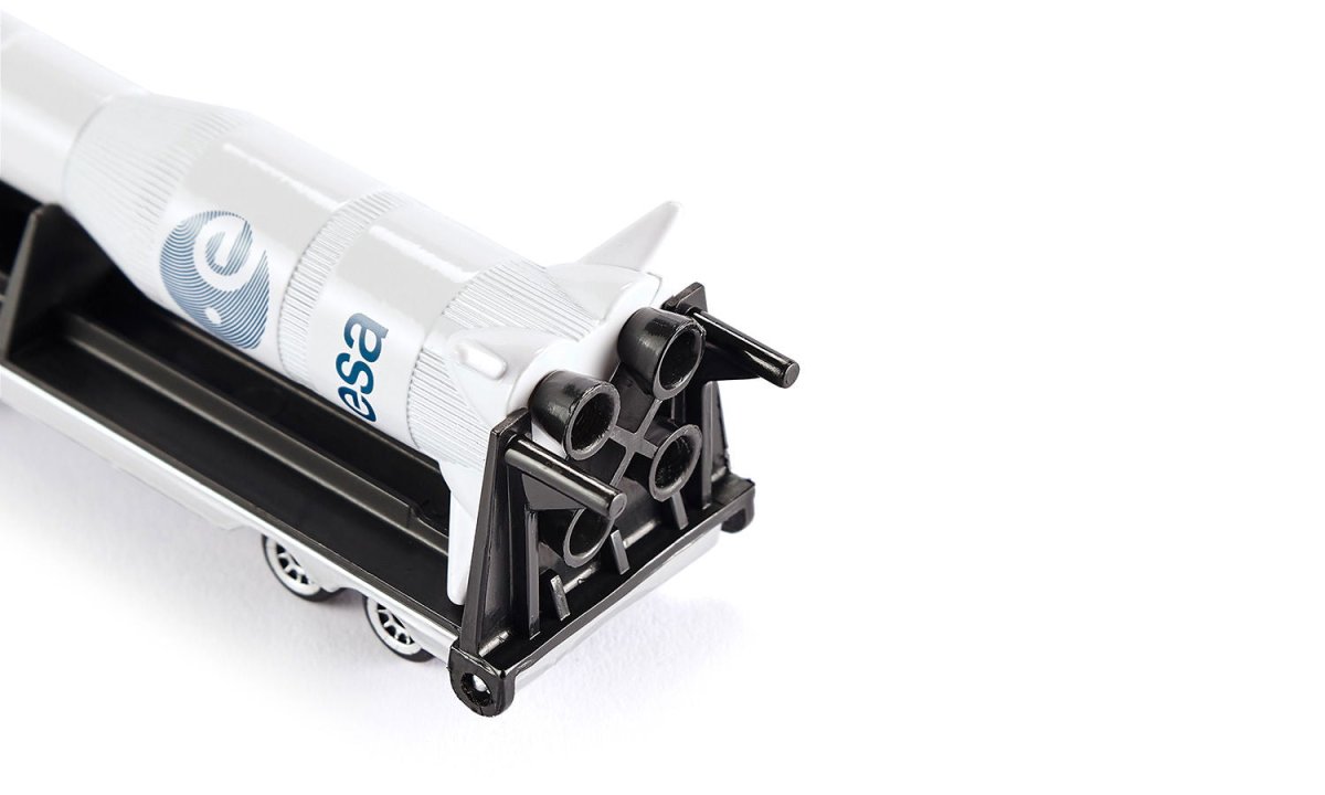 Siku 1614 Low Loader With Rocket Toy Model - Phillips Hobbies