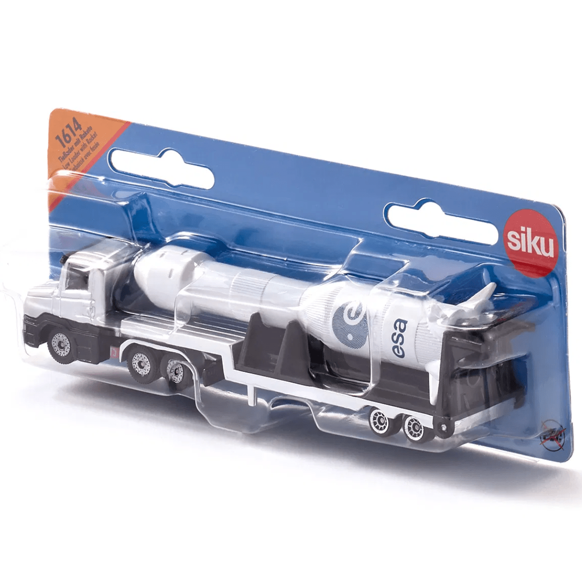 Siku 1614 Low Loader With Rocket Toy Model - Phillips Hobbies