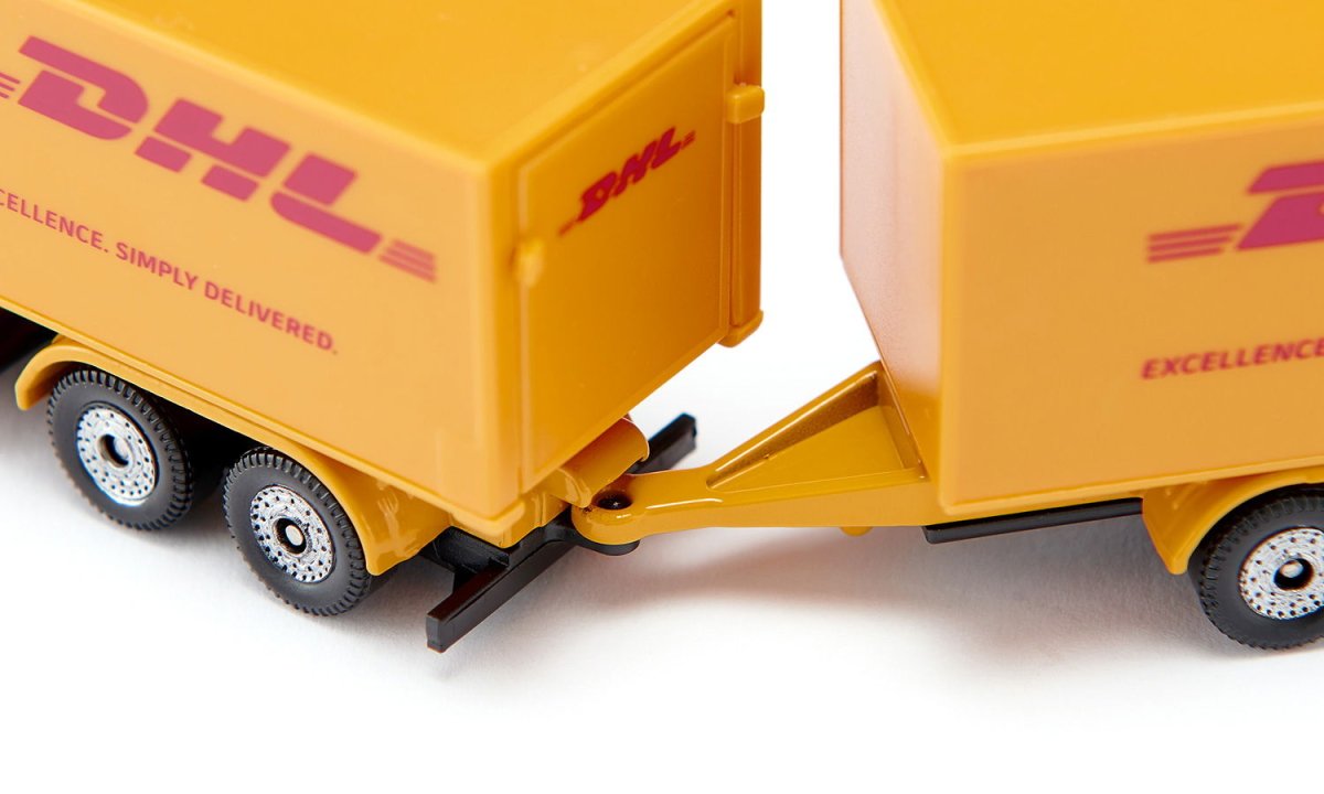 Siku 1694 DHL Truck With Trailer Toy Model - Phillips Hobbies