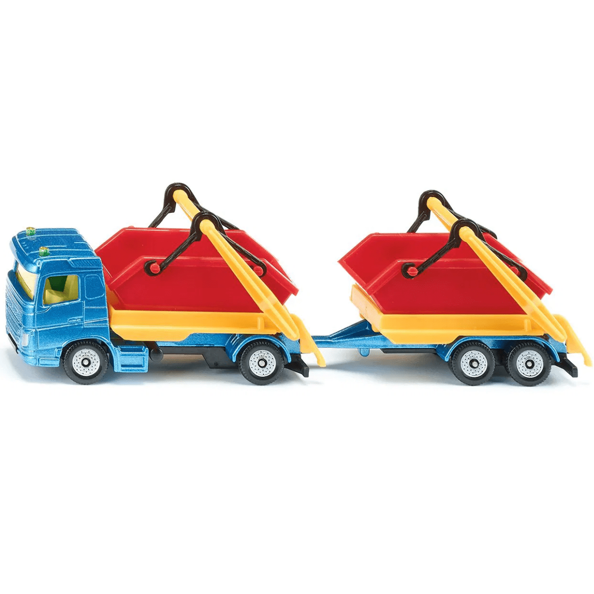 Siku 1695 Truck With Skip And Trailer Toy Model - Phillips Hobbies