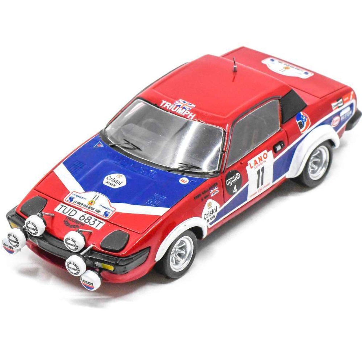 Spark Triumph TR7 #11 Winner Ypres 24H Rally 1980 T. Pond/F. Gallagher - Phillips Hobbies