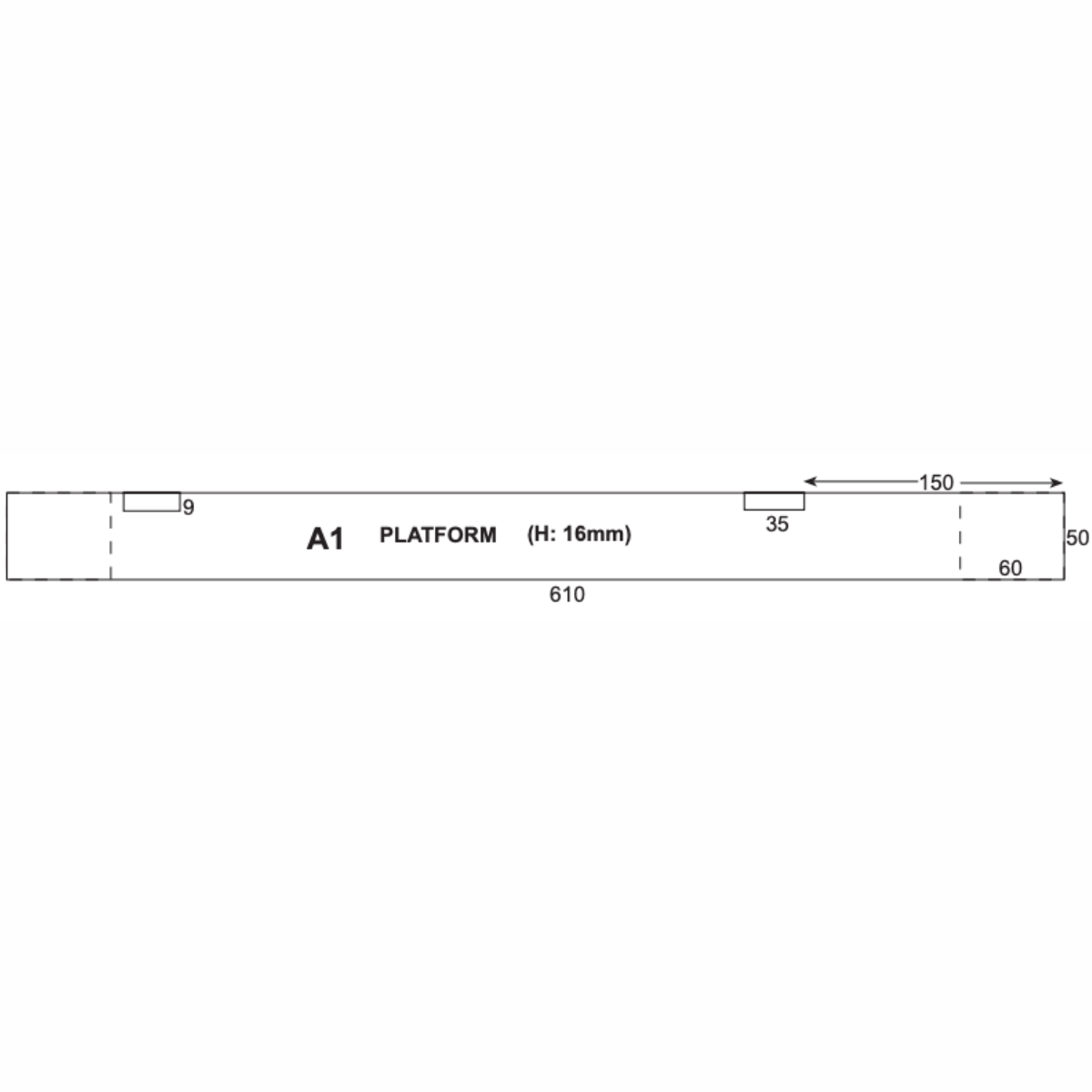 Superquick A01.1 Station Platform (Stone) - Card Kit - Phillips Hobbies
