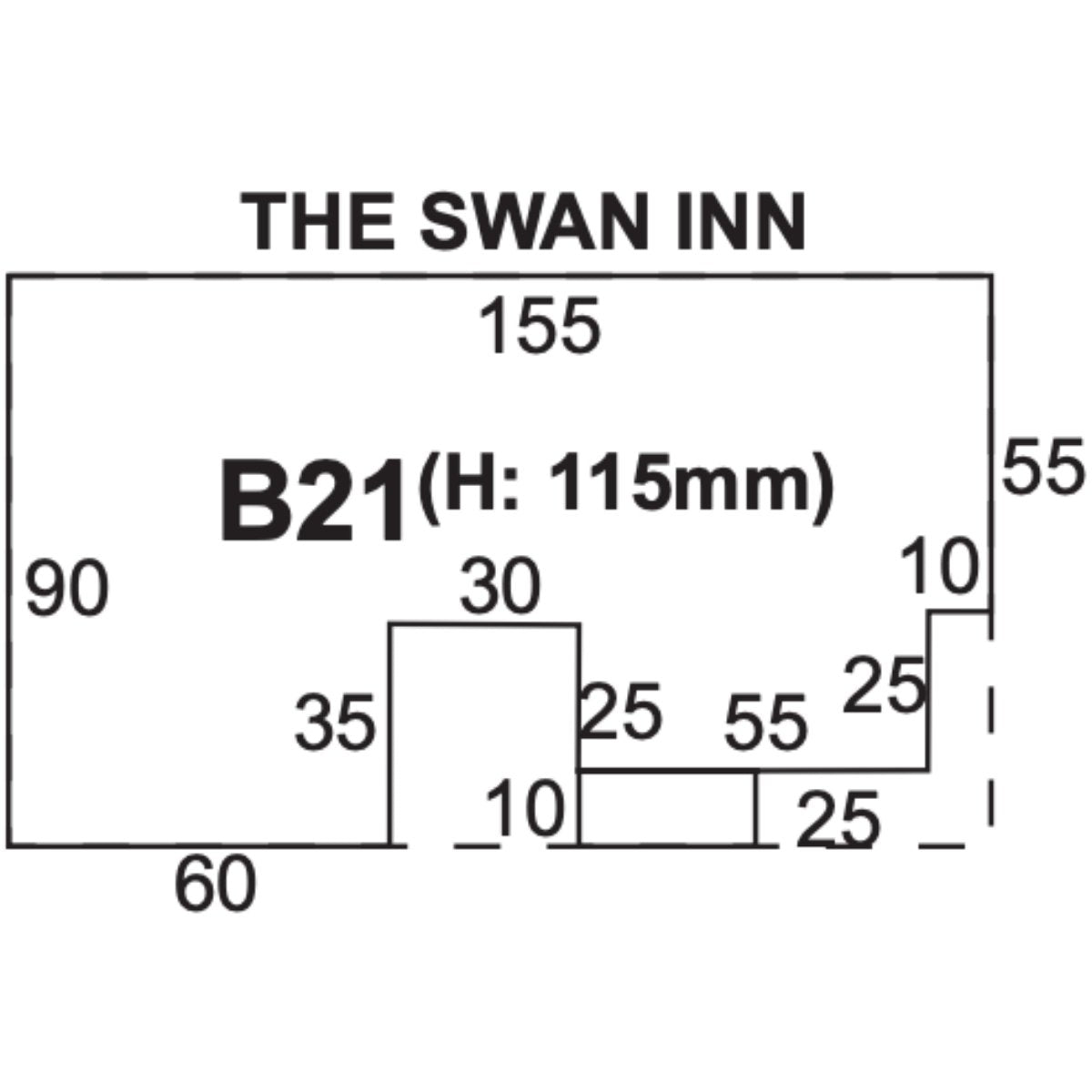 Superquick B21 The Swan Inn - Card Kit - Phillips Hobbies