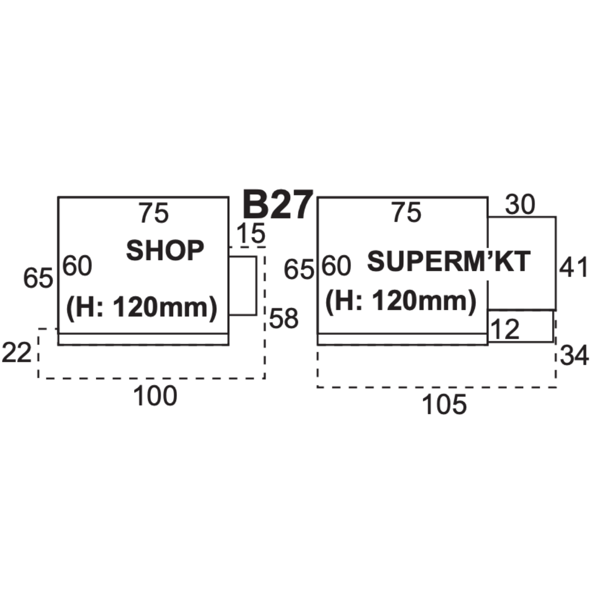 Superquick B27 Supermarket & Shop - Card Kit - Phillips Hobbies