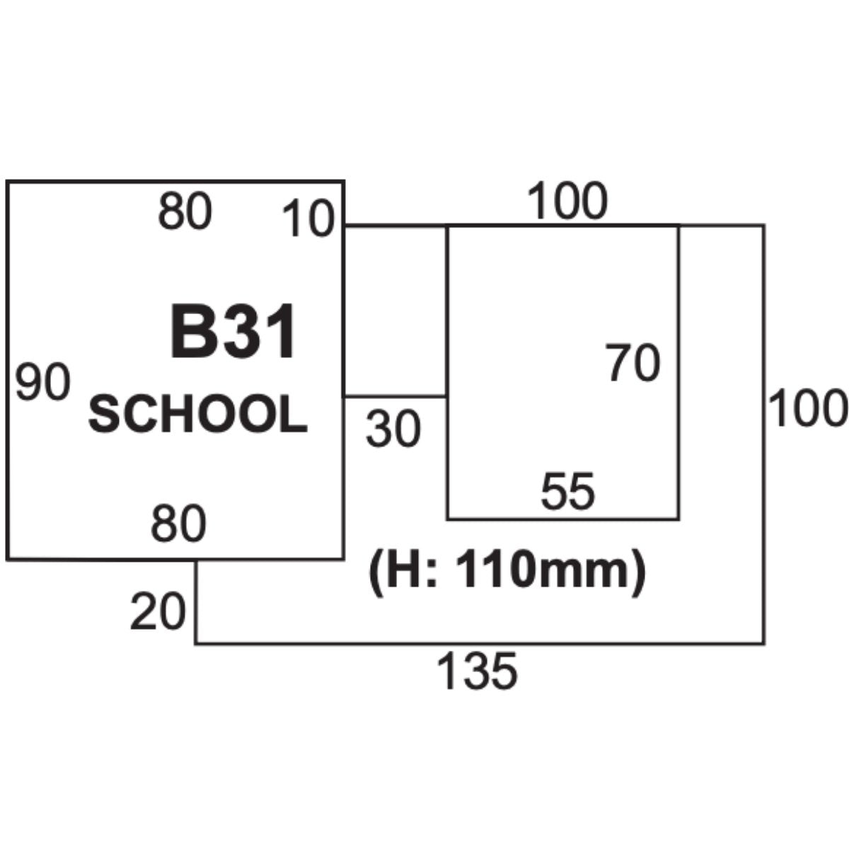 Superquick B31 The Village School - Card Kit - Phillips Hobbies