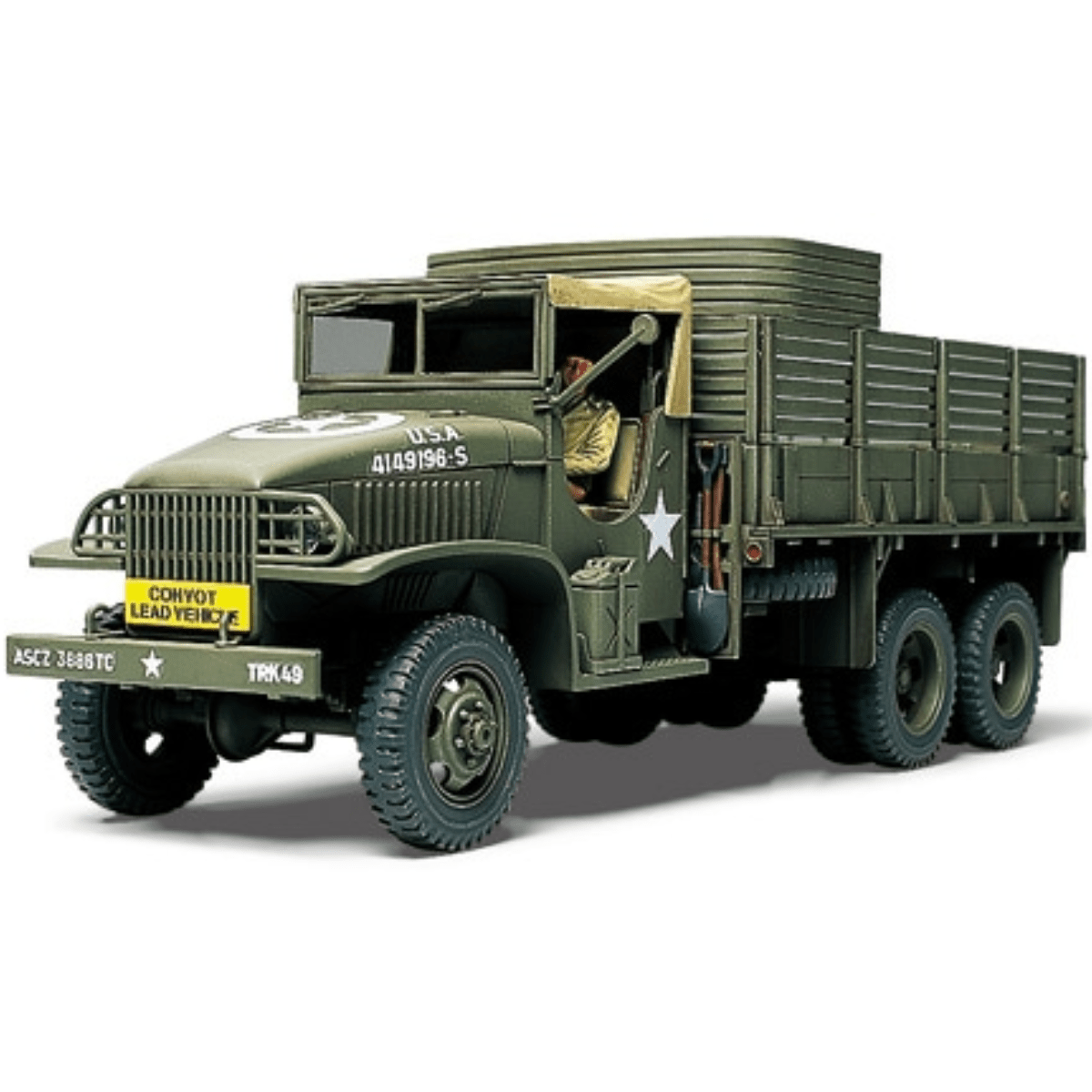 Tamiya 32548 U.S. 2.5 Ton 6x6 Cargo Truck Plastic Kit - 1:48 Scale - Phillips Hobbies