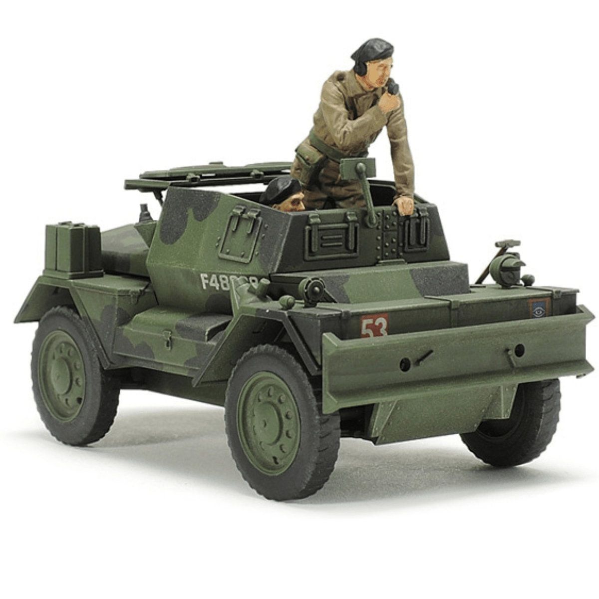 Tamiya 32581 British Armoured Scout Car "Dingo" Mk.II Plastic Kit - 1:48 Scale - Phillips Hobbies