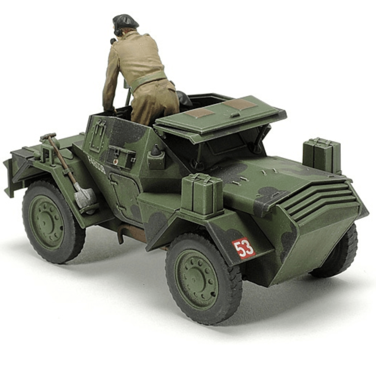 Tamiya 32581 British Armoured Scout Car "Dingo" Mk.II Plastic Kit - 1:48 Scale - Phillips Hobbies