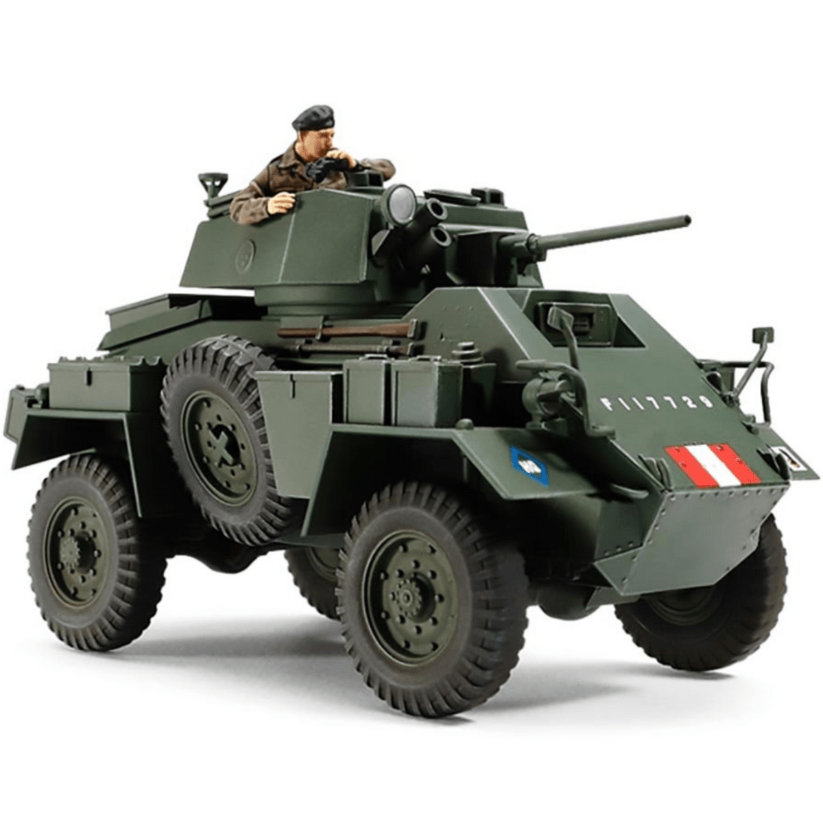 Tamiya 32587 British 7 Ton Armoured Car MK.IV Plastic Kit - 1:48 Scale - Phillips Hobbies