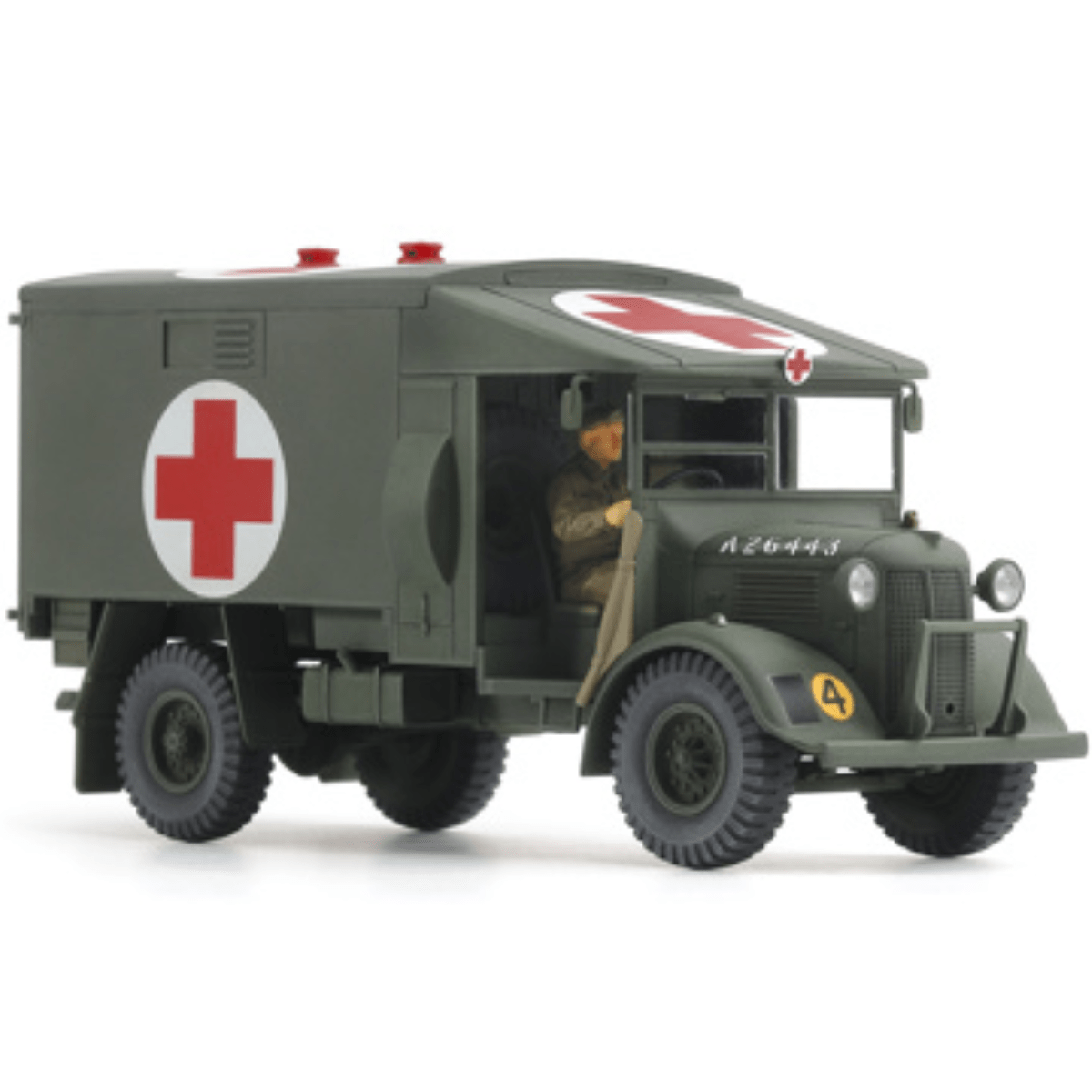Tamiya 32605 British 2 Ton 4x2 Ambulance Plastic Kit - 1:48 Scale - Phillips Hobbies