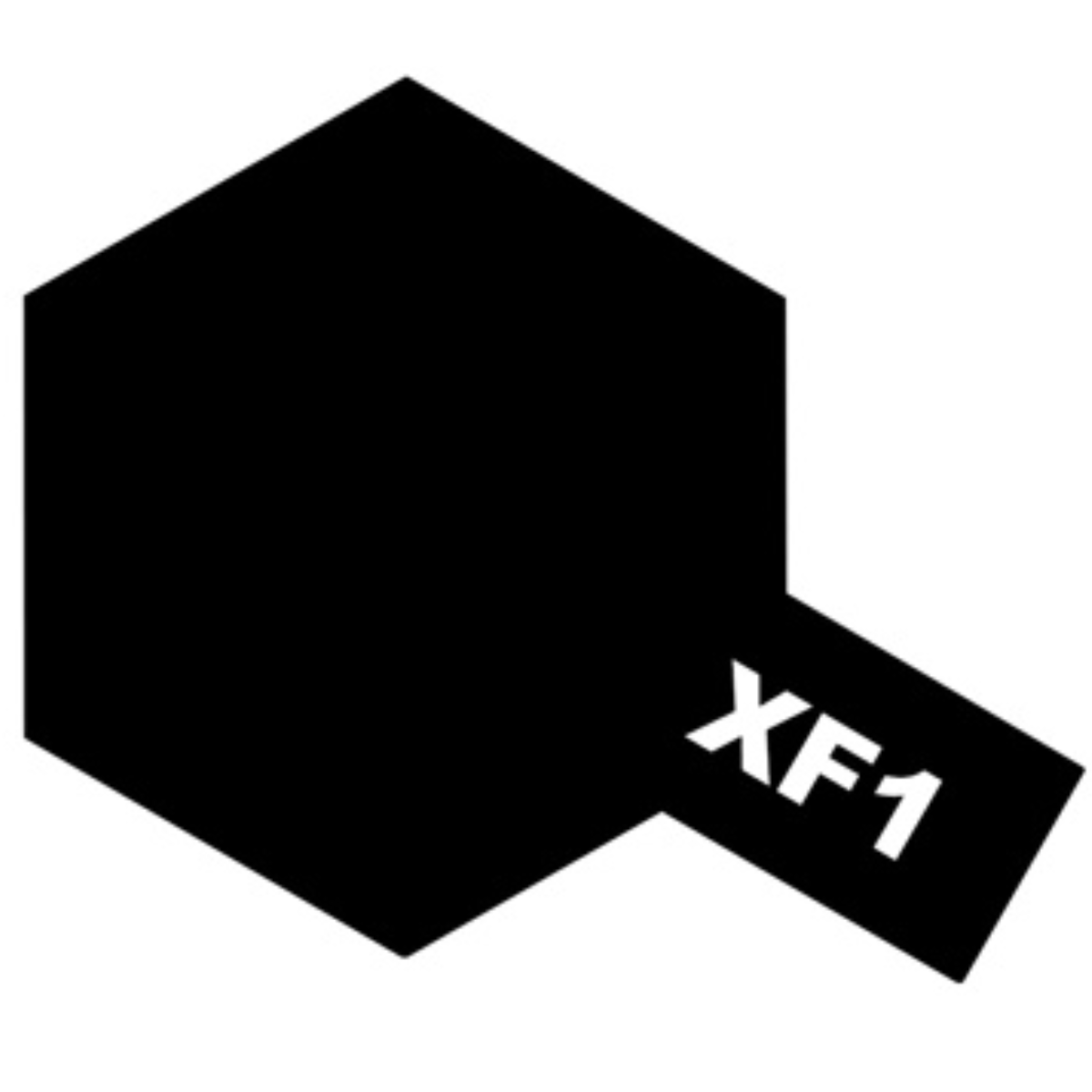Tamiya Acrylic Mini XF - 1 Flat Black - Phillips Hobbies