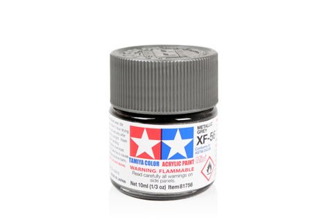 Tamiya Acrylic Mini XF - 56 Metallic Grey - Phillips Hobbies