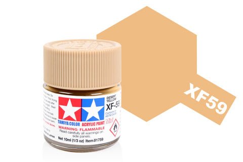 Tamiya Acrylic Mini XF - 59 Desert Yellow - Phillips Hobbies