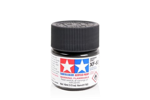 Tamiya Acrylic Mini XF - 63 German Grey - Phillips Hobbies