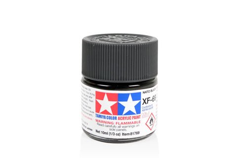 Tamiya Acrylic Mini XF - 69 NATO Black - Phillips Hobbies
