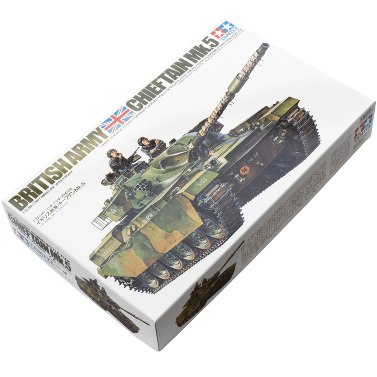 Tamiya British Chieftain Mk.5 Tank Plastic Kit - 1:35 Scale - Phillips Hobbies