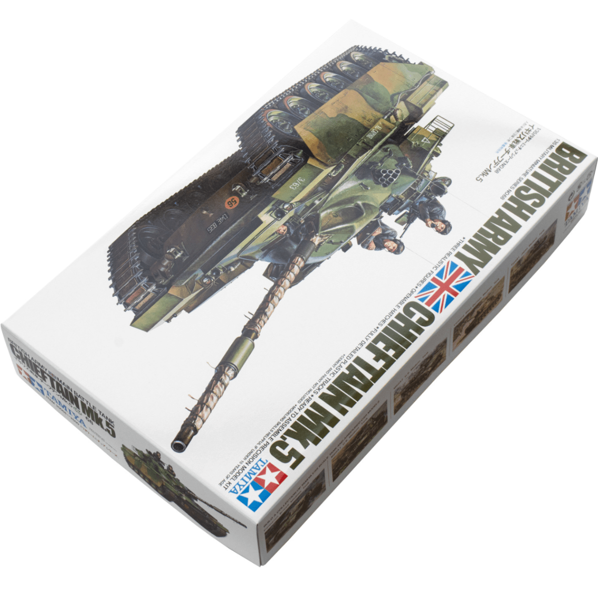 Tamiya British Chieftain Mk.5 Tank Plastic Kit - 1:35 Scale - Phillips Hobbies