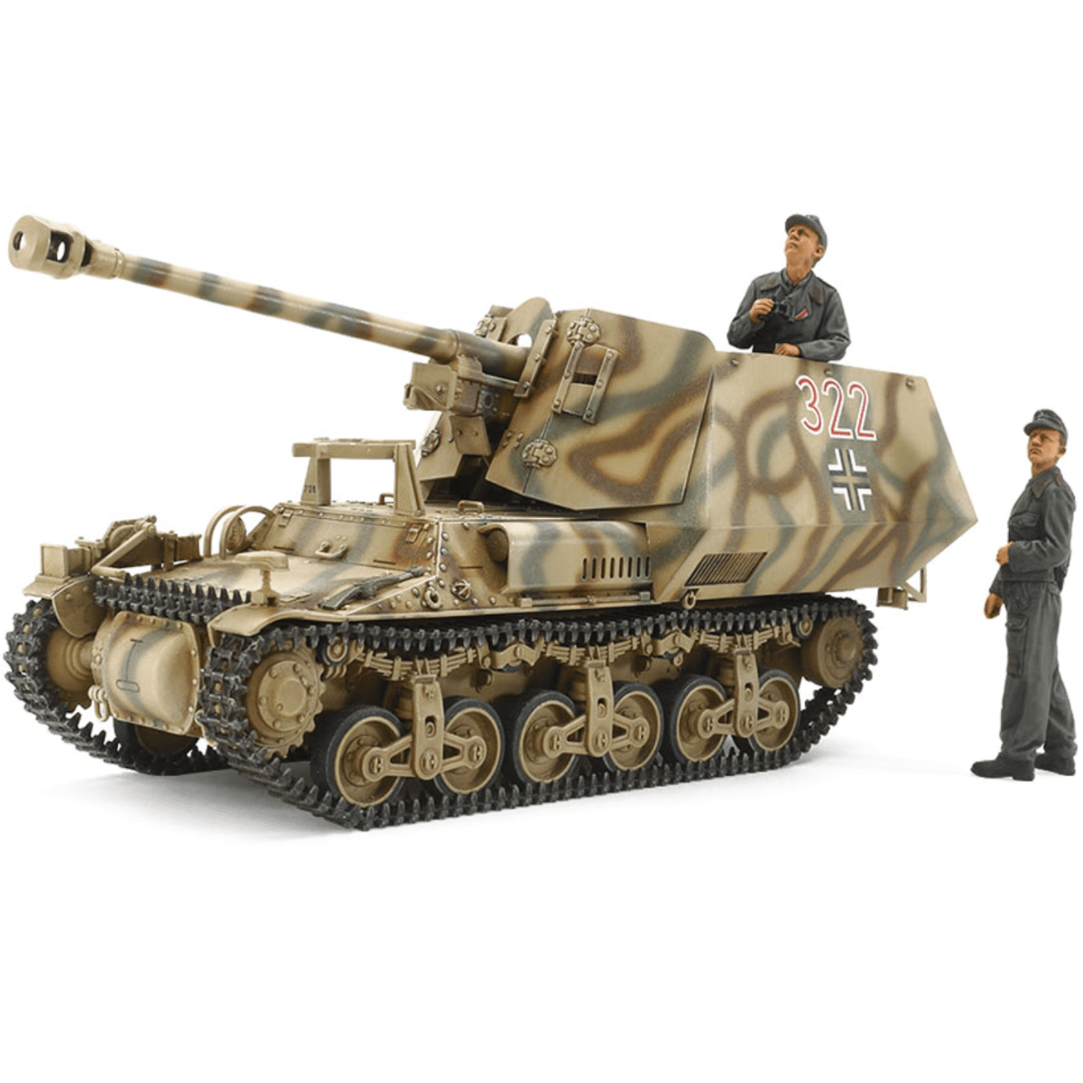Tamiya German Tank Destroyer Marder I Plastic Kit - 1:35 Scale - Phillips Hobbies