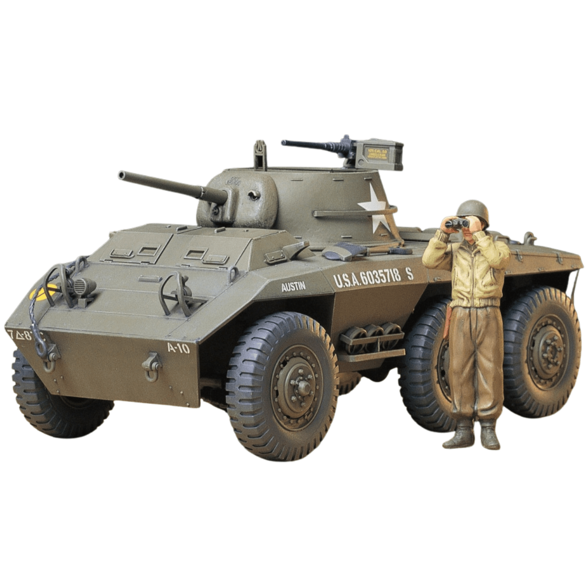 Tamiya U.S. M8 'Greyhound' Plastic Kit - 1:35 Scale - Phillips Hobbies
