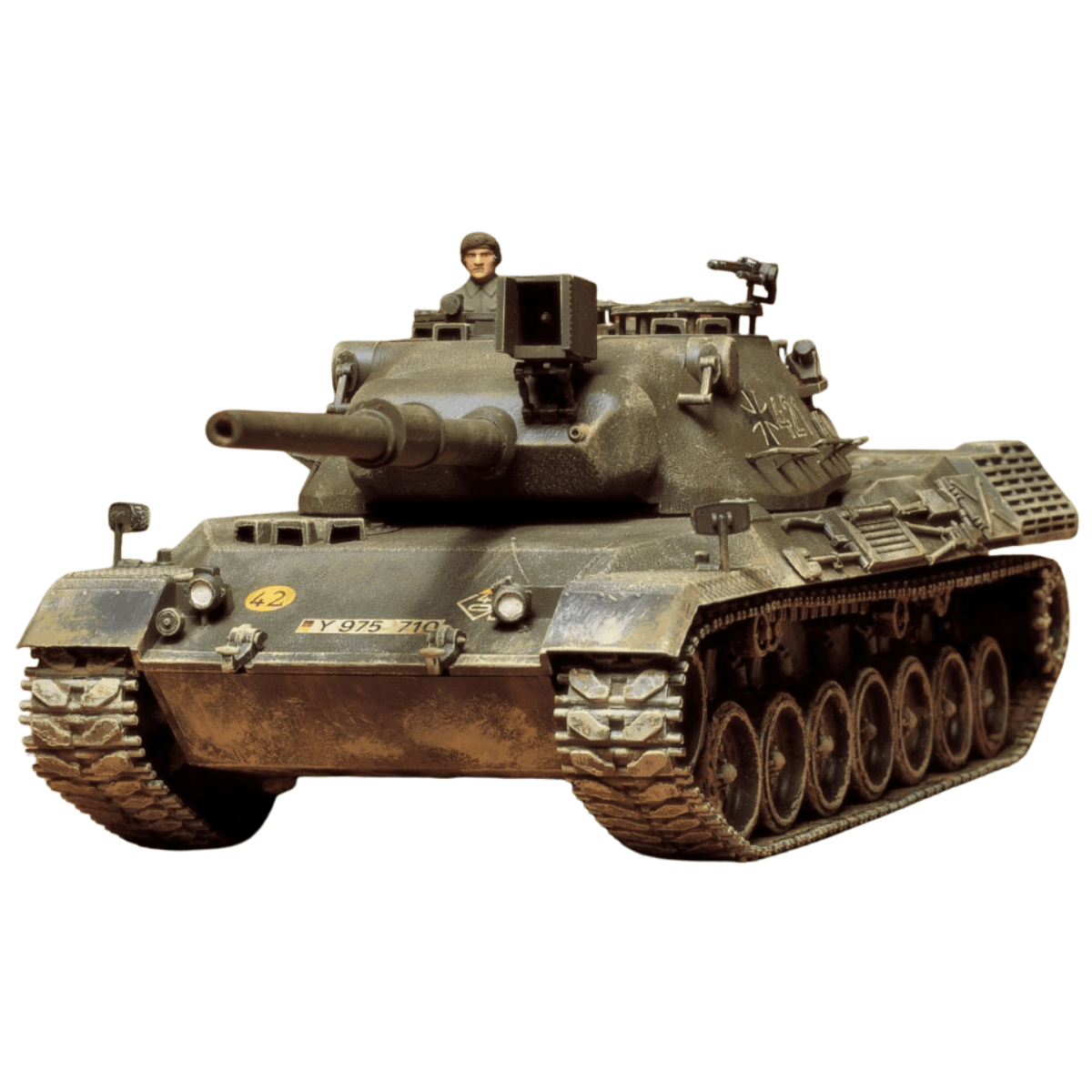 Tamiya West German Leopard Medium Tank Plastic Kit - 1:35 Scale - Phillips Hobbies