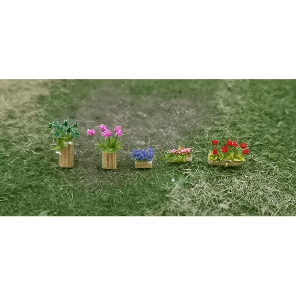 Tasma 00399 Mixed Planters and Window Boxes (5 Pack) - N Gauge - Phillips Hobbies