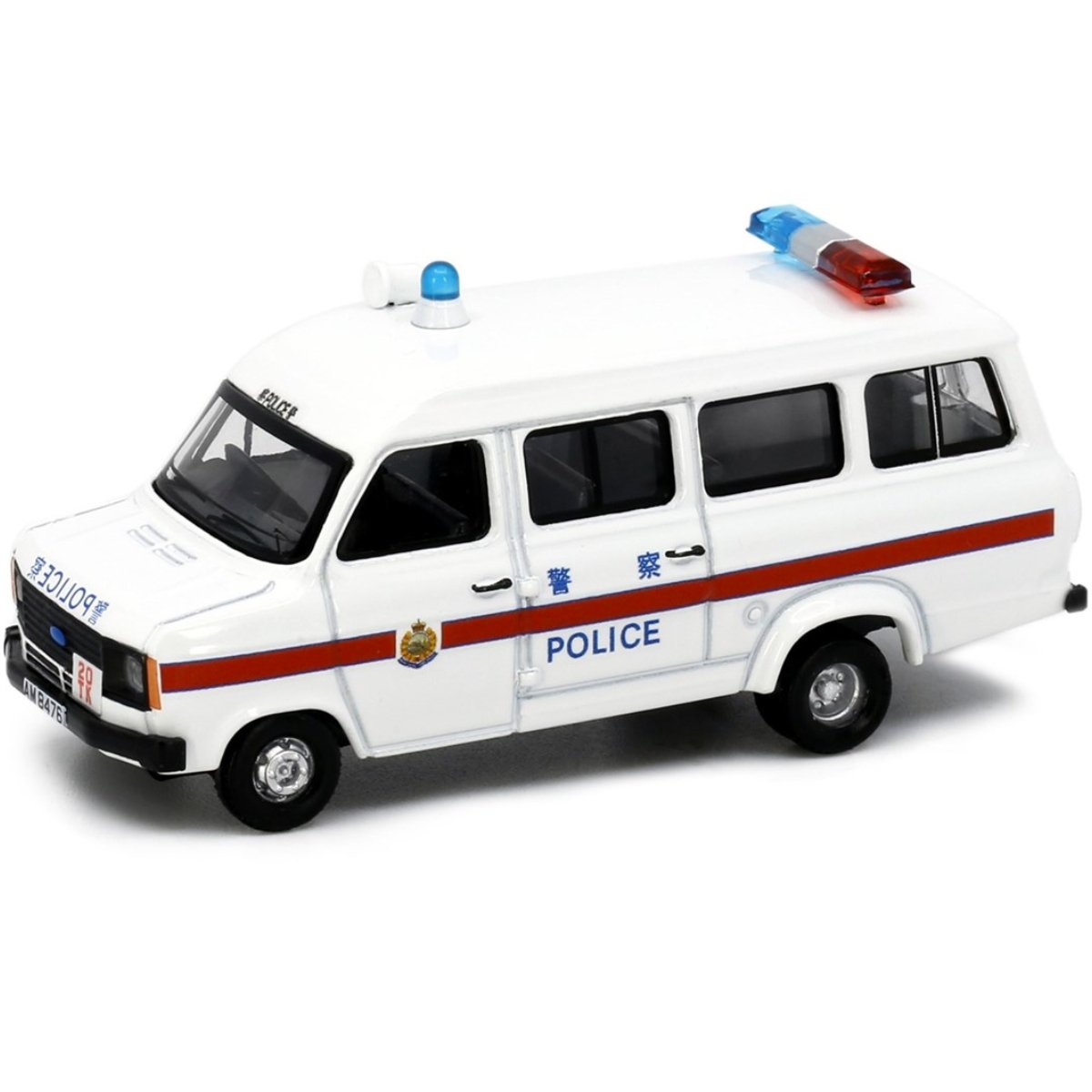 Tiny Models 1980's Hong Kong Police Van White (1:76 Scale) - Phillips Hobbies