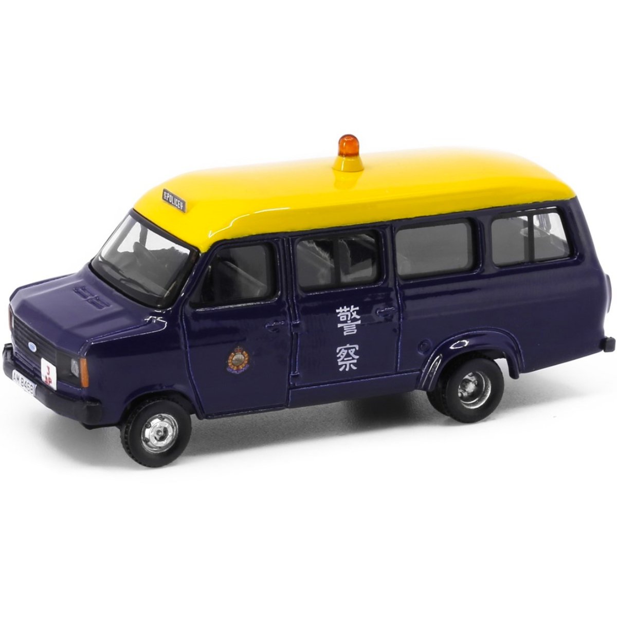 Tiny Models 1980's Police Van, Airport District (1:76 Scale) - Phillips Hobbies