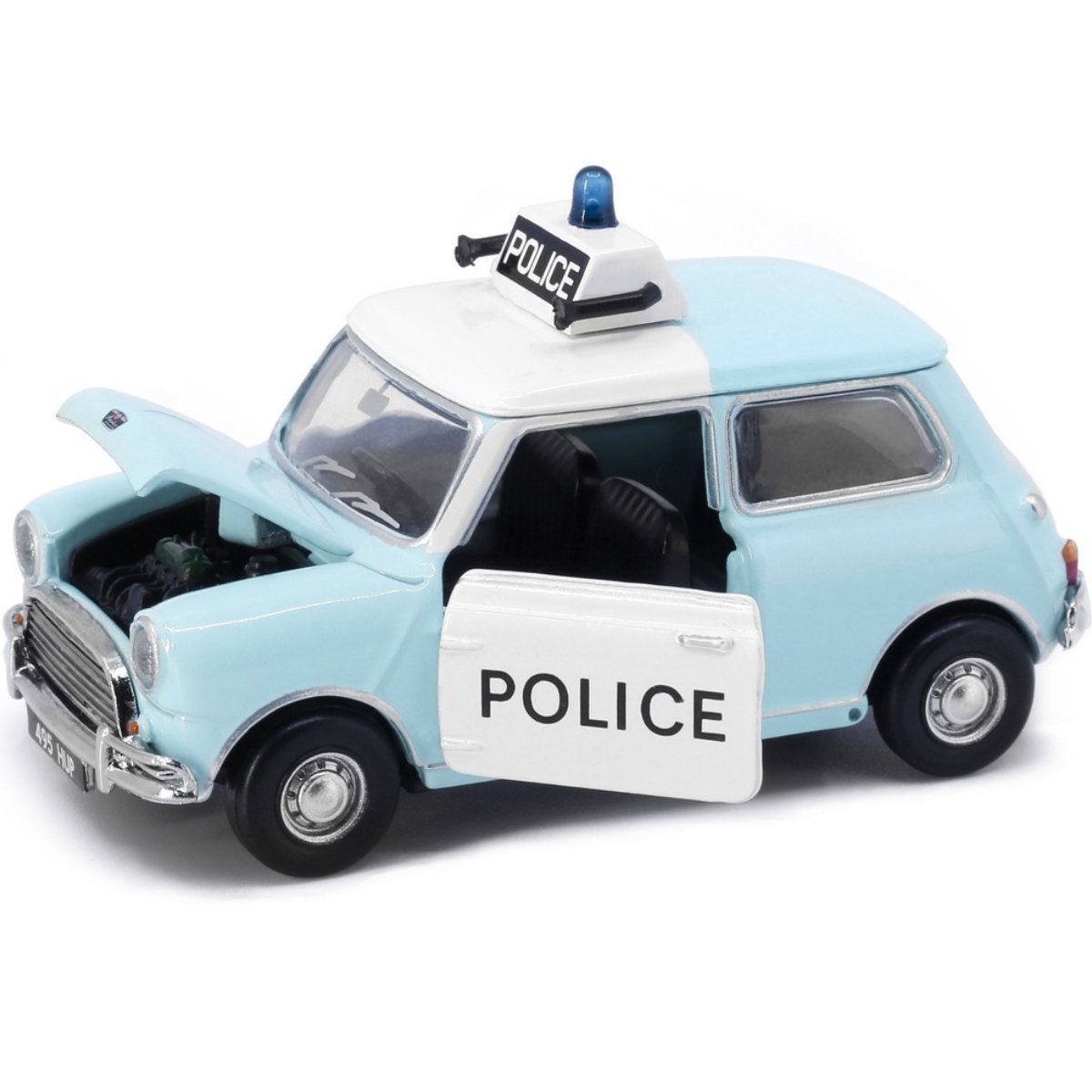 Tiny Models Austin Mini Police Car (1:50 Scale) - Phillips Hobbies
