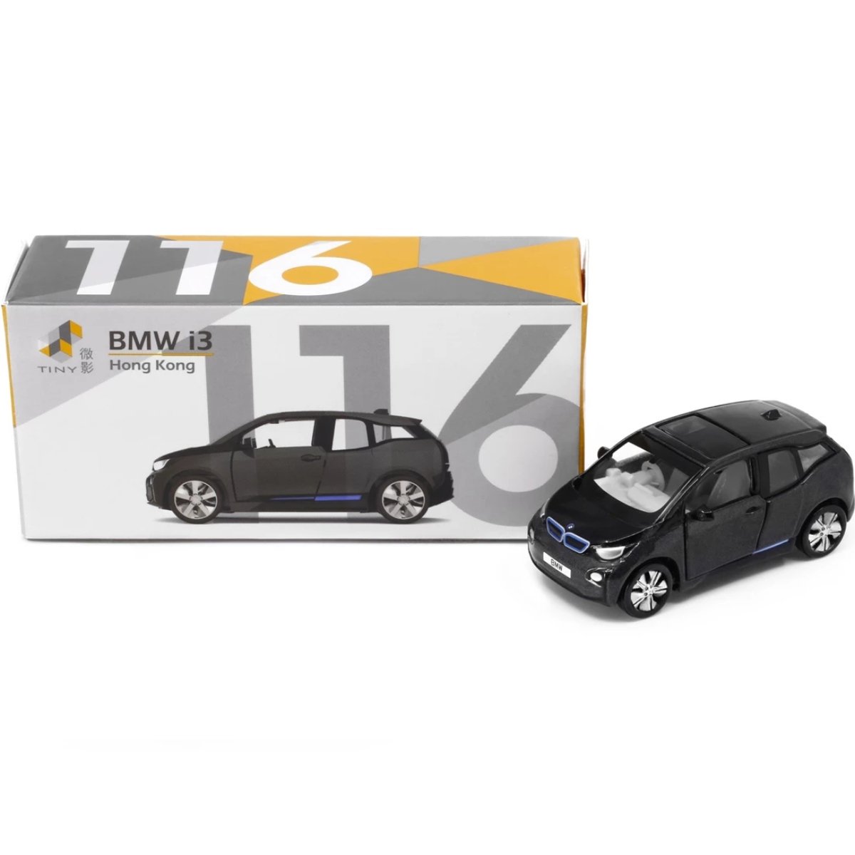 Tiny Models BMW i3 Mineral Grey (1:64 Scale) - Phillips Hobbies