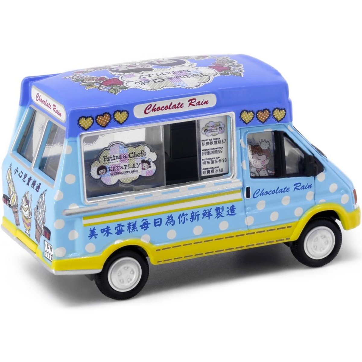 Tiny Models Chocolate Rain Ice Cream Van (1:72 Scale) - Phillips Hobbies