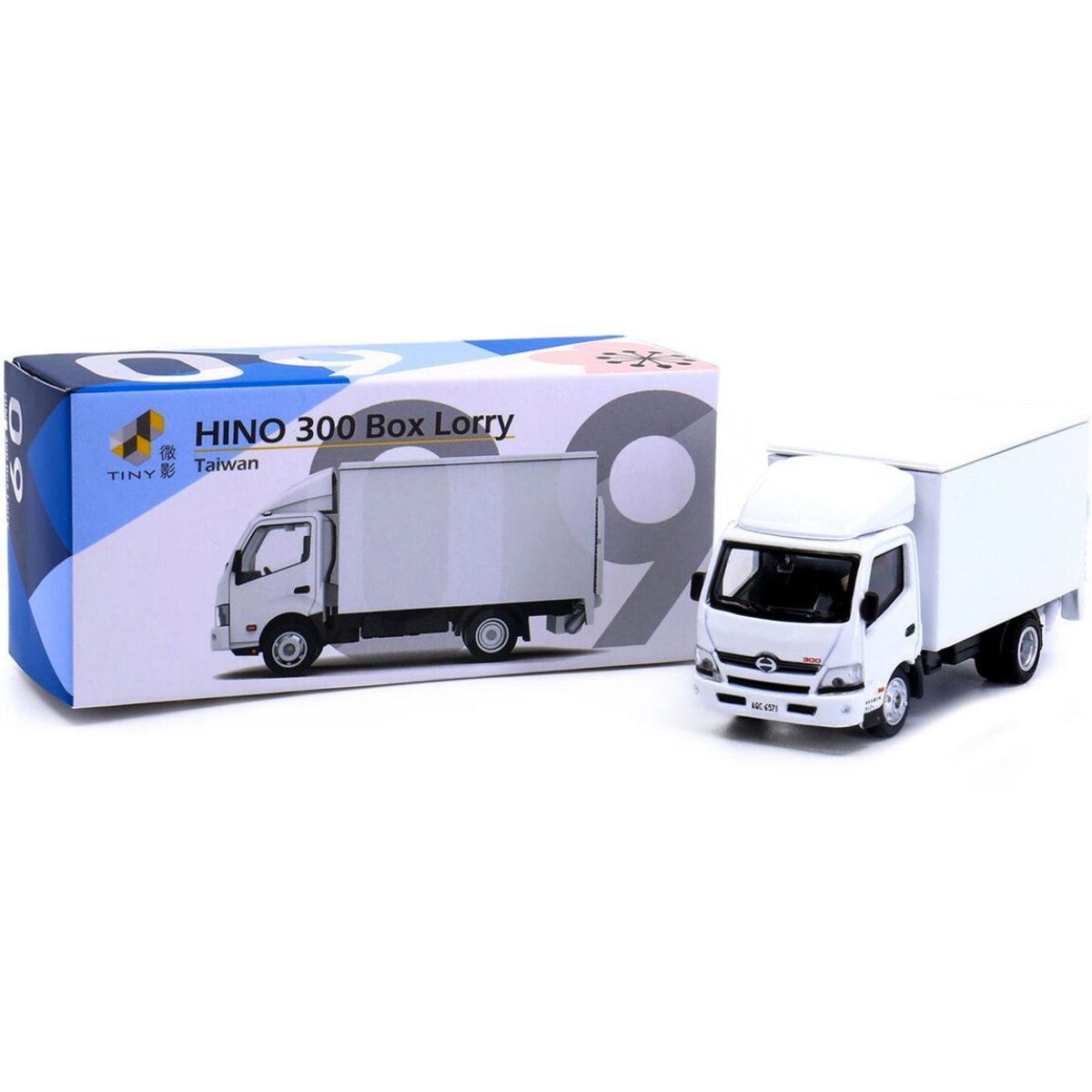Tiny Models Hino 300 Box Lorry (1:64 Scale) - Phillips Hobbies