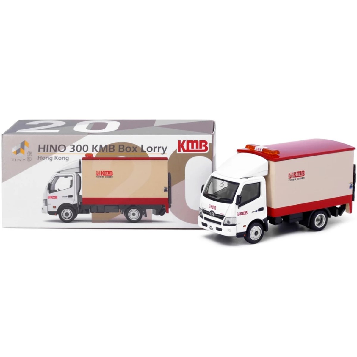 Tiny Models Hino 300 KMB Box Lorry (1:76 Scale) - Phillips Hobbies