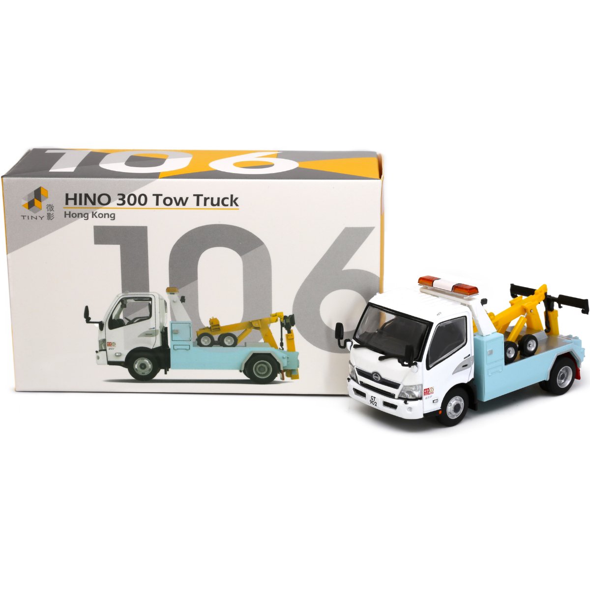 Tiny Models Hino 300 Tow Truck (1:64 Scale) - Phillips Hobbies