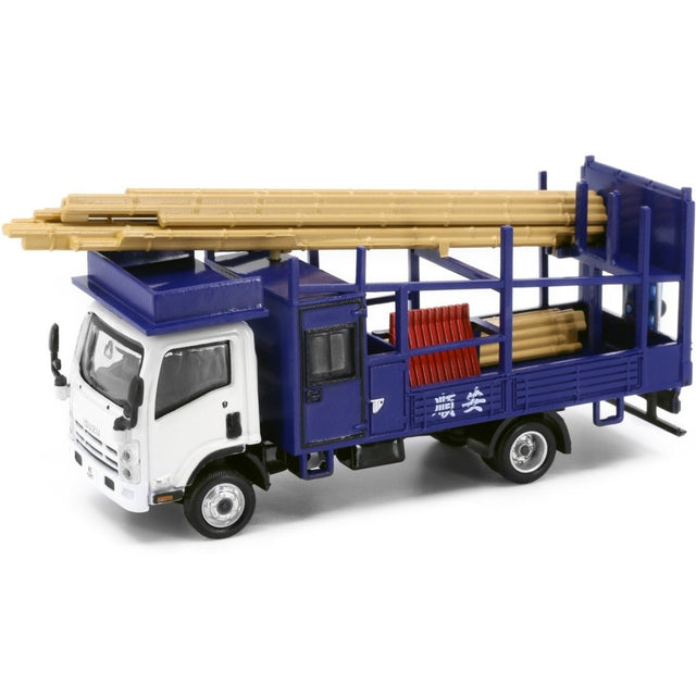 Tiny Models Isuzu N Series Bamboo Scaffolding Truck (1:76 Scale) - Phillips Hobbies