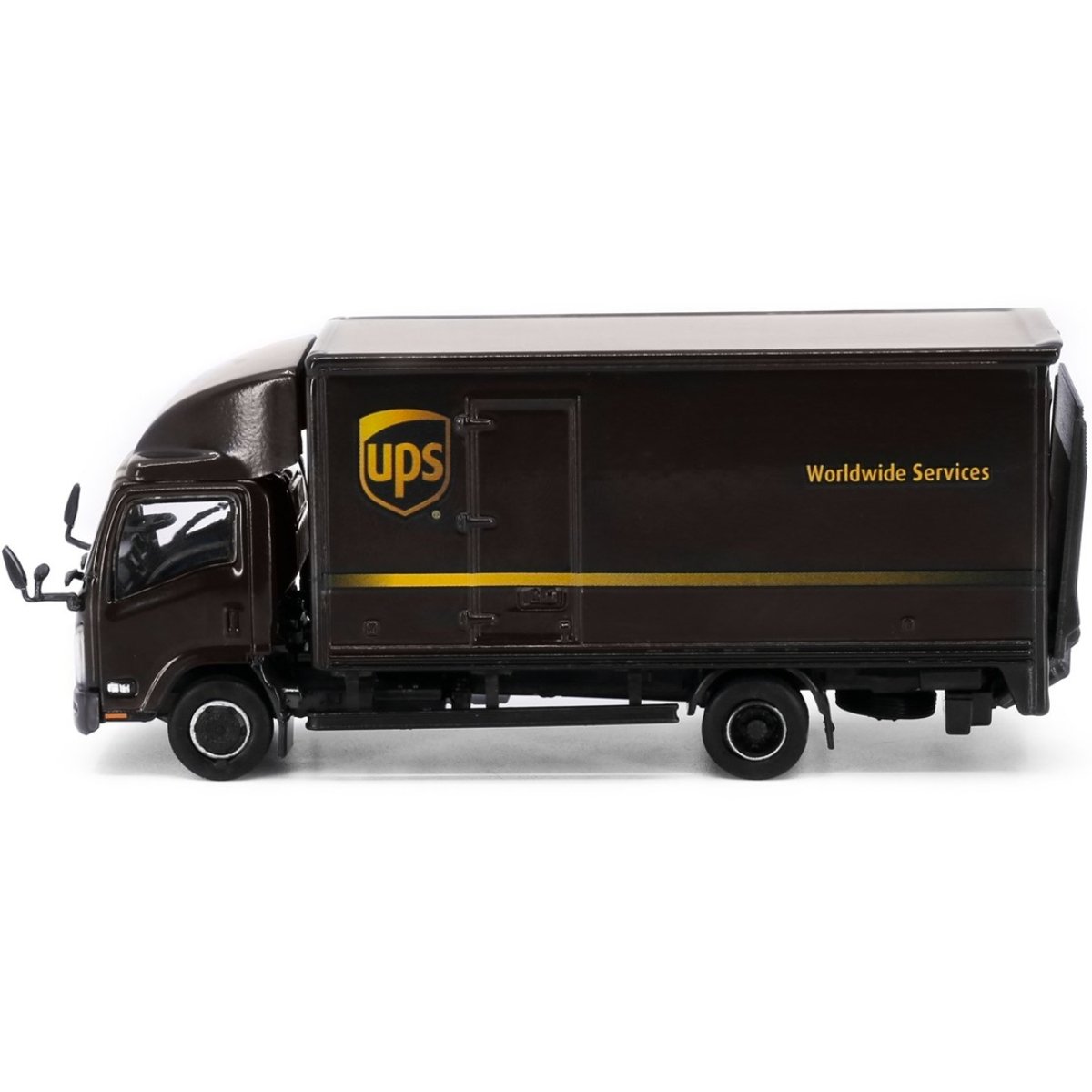 Tiny Models Isuzu N Series Box Lorry UPS (1:64 Scale) - Phillips Hobbies