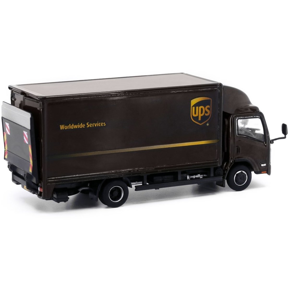 Tiny Models Isuzu N Series Box Lorry UPS (1:64 Scale) - Phillips Hobbies