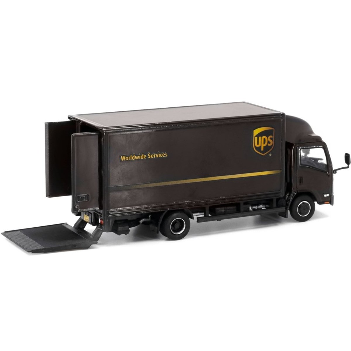 Tiny Models Isuzu N Series Box Lorry UPS (1:64 Scale) - Phillips Hobbies